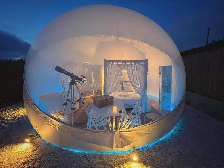 Burbujas Astronomicas Albarari Sanxenxo Hotel Luaran gambar