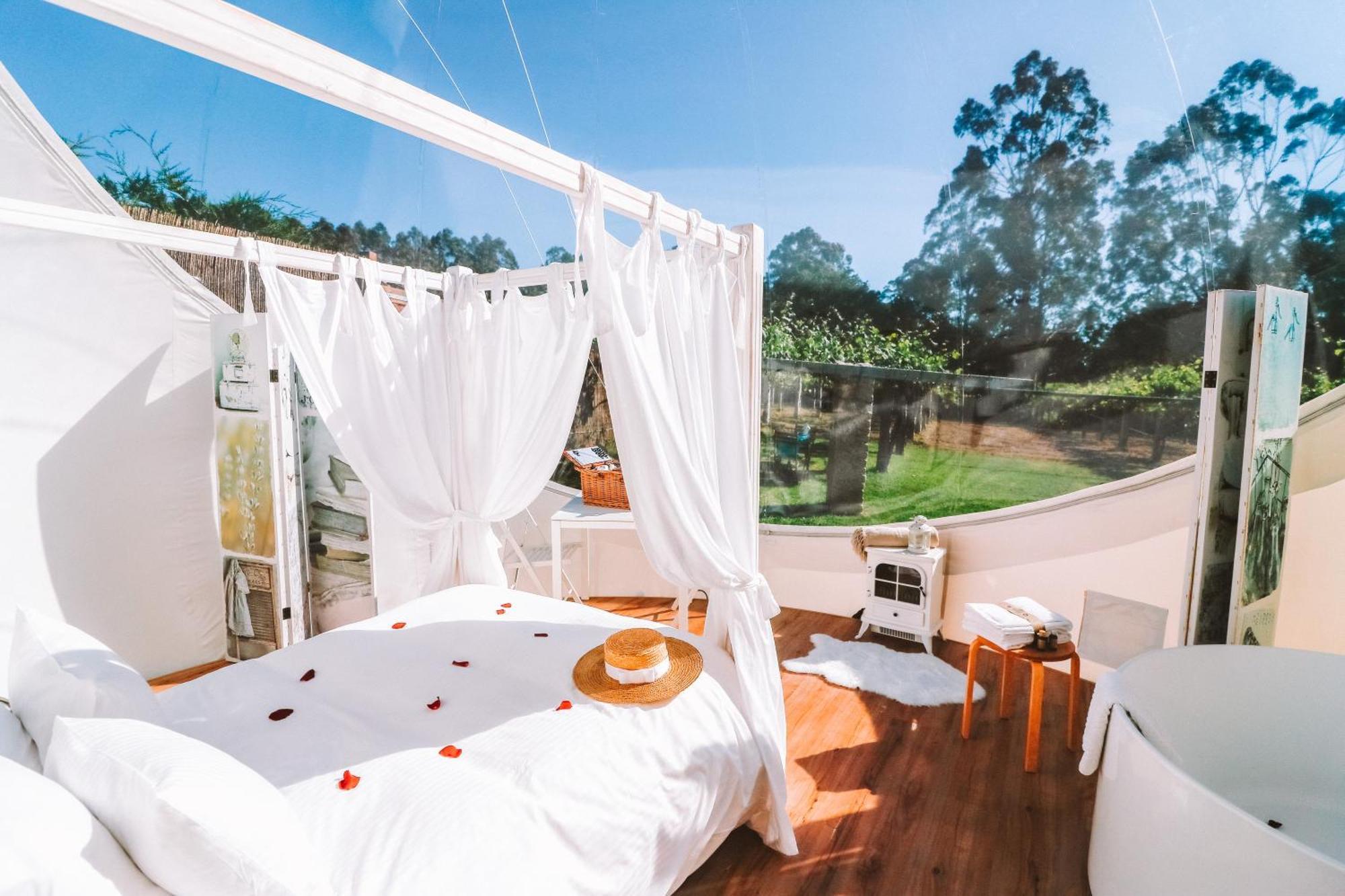 Burbujas Astronomicas Albarari Sanxenxo Hotel Luaran gambar