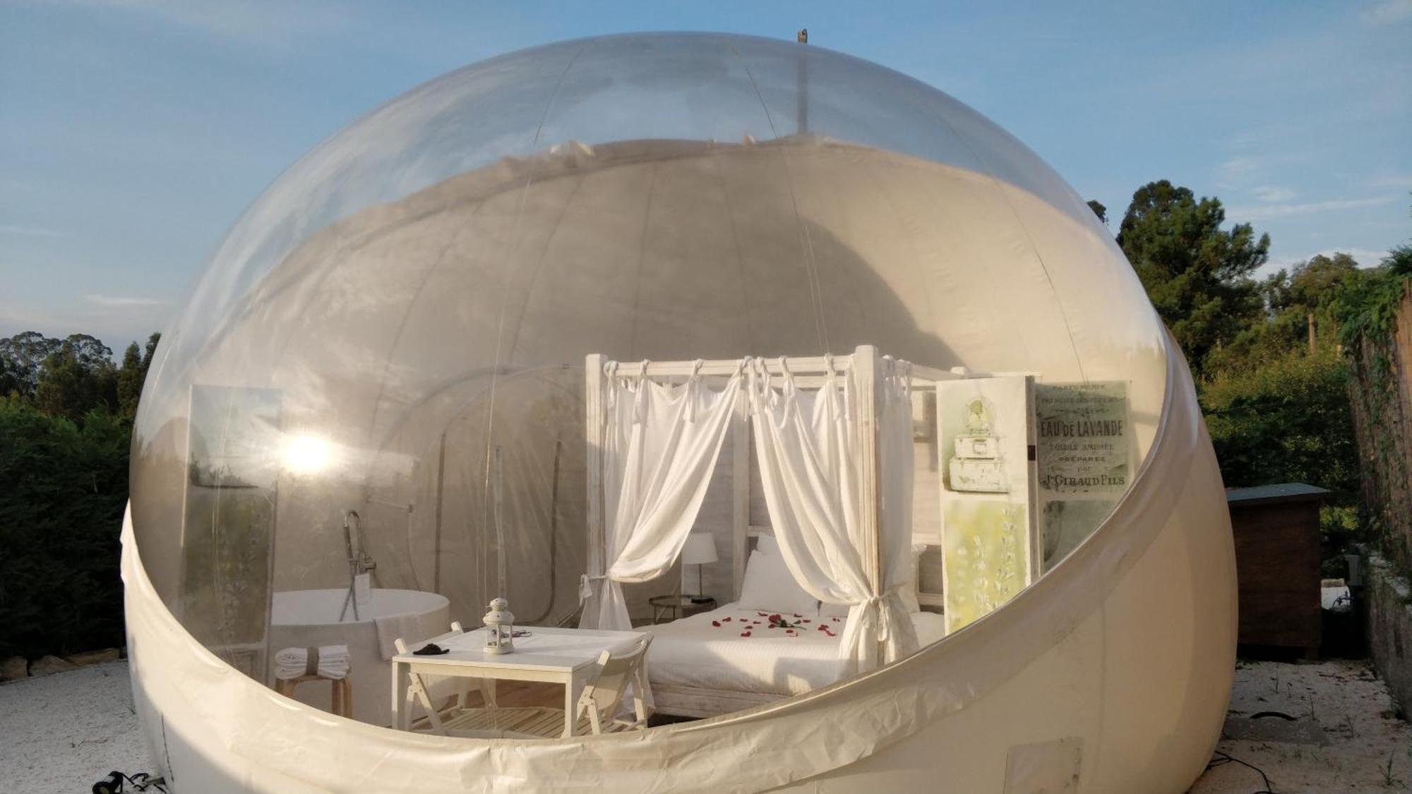 Burbujas Astronomicas Albarari Sanxenxo Hotel Luaran gambar