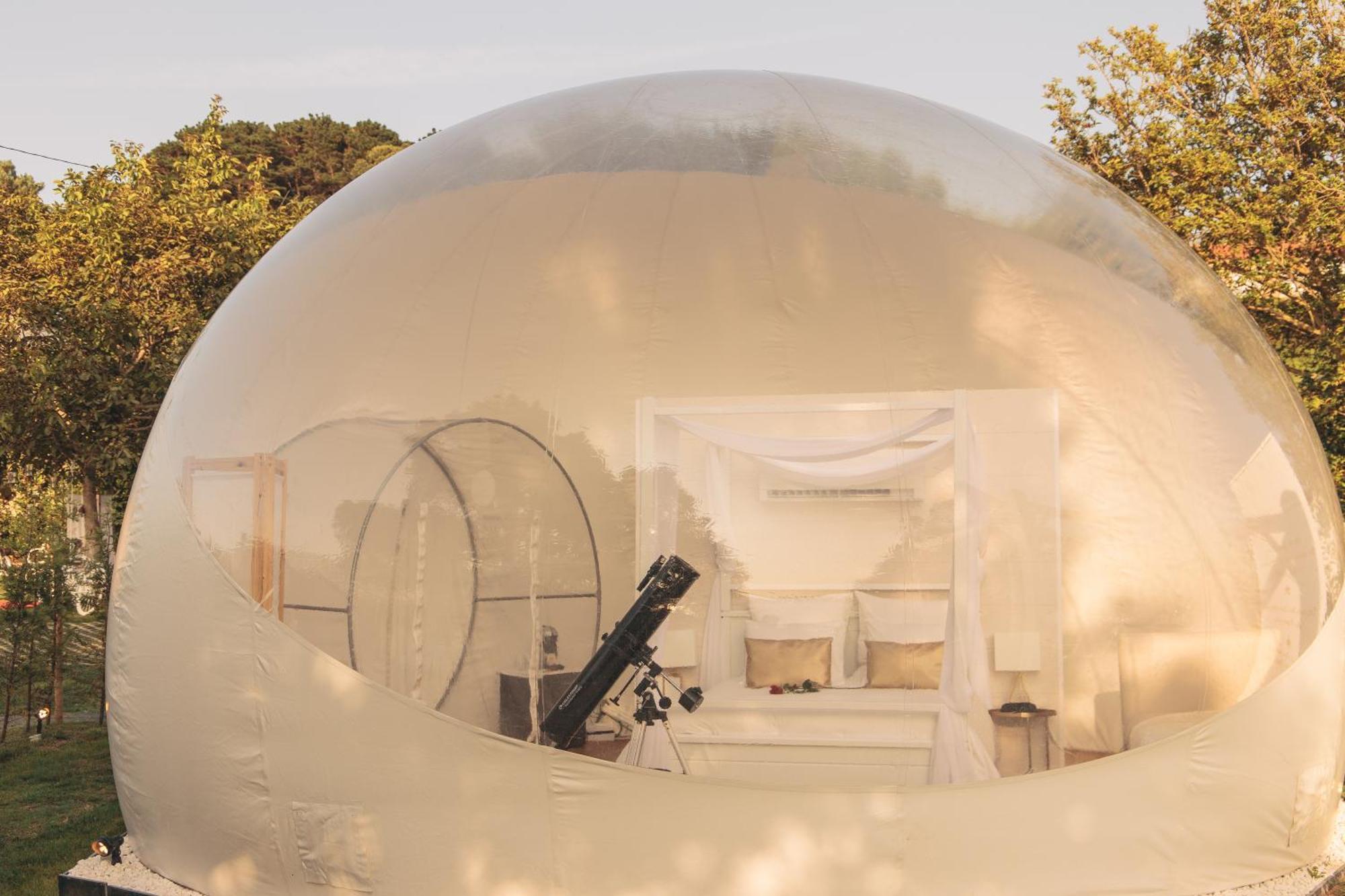 Burbujas Astronomicas Albarari Sanxenxo Hotel Luaran gambar